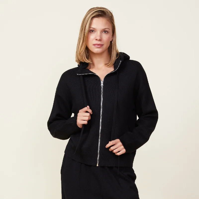 Soft Knit Zip Up Hoody Traditional Women's 