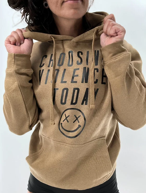 Salty Savage Unisex “CHOOSING VIOLENCE TODAY” Classic Lounge Hoodie Bohemian Women's Free Salty Savage Unisex “CHOOSING VIOLENCE TODAY” Classic Lounge Hoodie Bohemian Women's Free