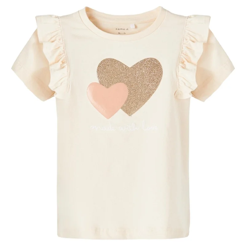 Name it Créme De Pêche Hilda T-Shirt Practical Women's Multi - 
