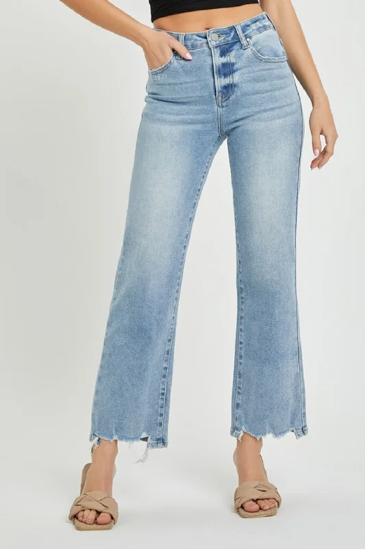 RISEN Full Size High Rise Straight Jeans Sustainable Organic