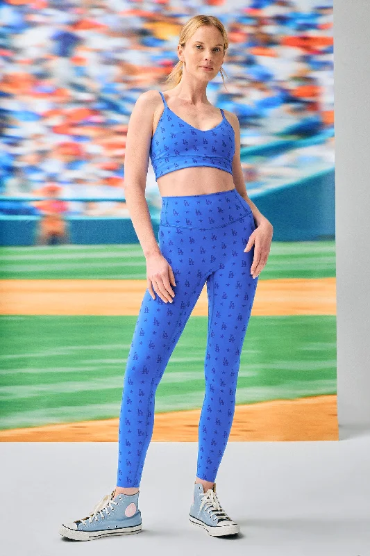 Dodgers Action Basic Legging in Monogram Royal Bold Women's Animal Print