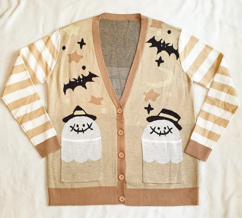 Haunted Night Oversize Cardigan Luxurious Women's High -  end