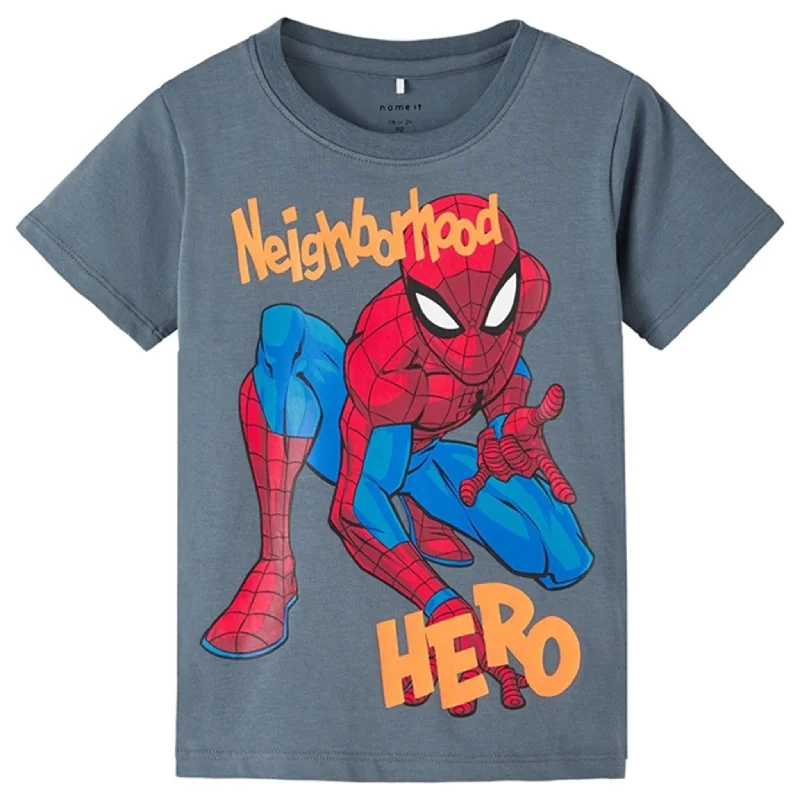 Name it Stormy Weather Malfi Spiderman T-Shirt Youthful Women's Anime - inspired