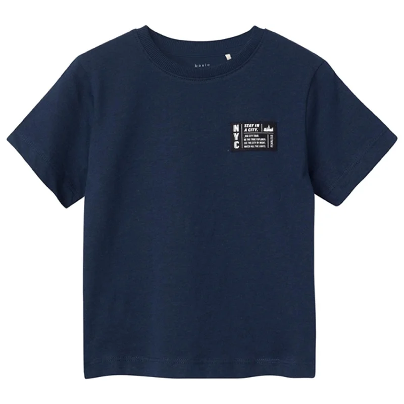 Name it Dark Sapphire Vector Loose T-Shirt Unique Women's Upcycled