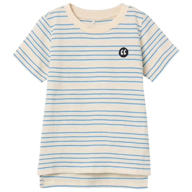 Name it Whitecap Gray All Aboard Stripes Voby T-Shirt Refined Women's Classic 