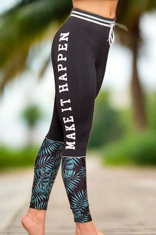 Alto Giro Jungle Happens Legging Vintage Women's 1970S 