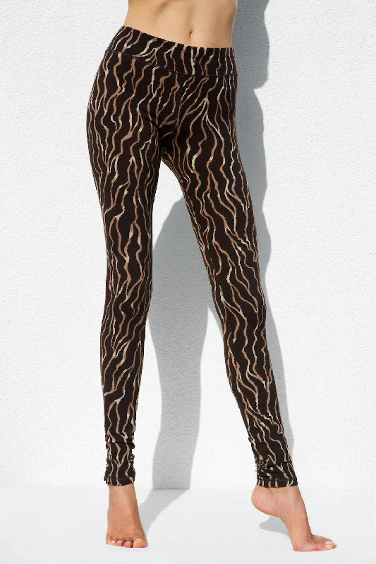 Lionfish Leggings - Brown Vacation