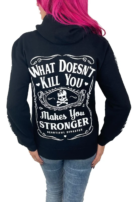 Stronger 100 Proof Zip Hoodie Cozy Women's Winter