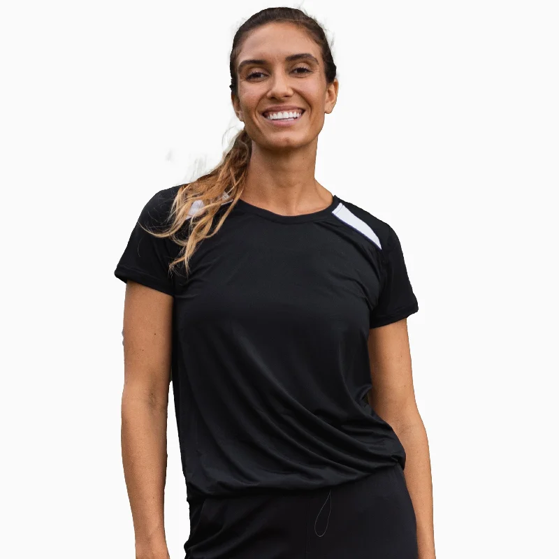 Women's Loose Fit Cinched Tee Cozy Women's Sherpa - lined