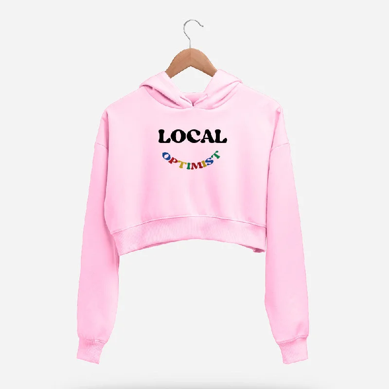 Local Optimist Crop Hoodie Athletic Women's High - 