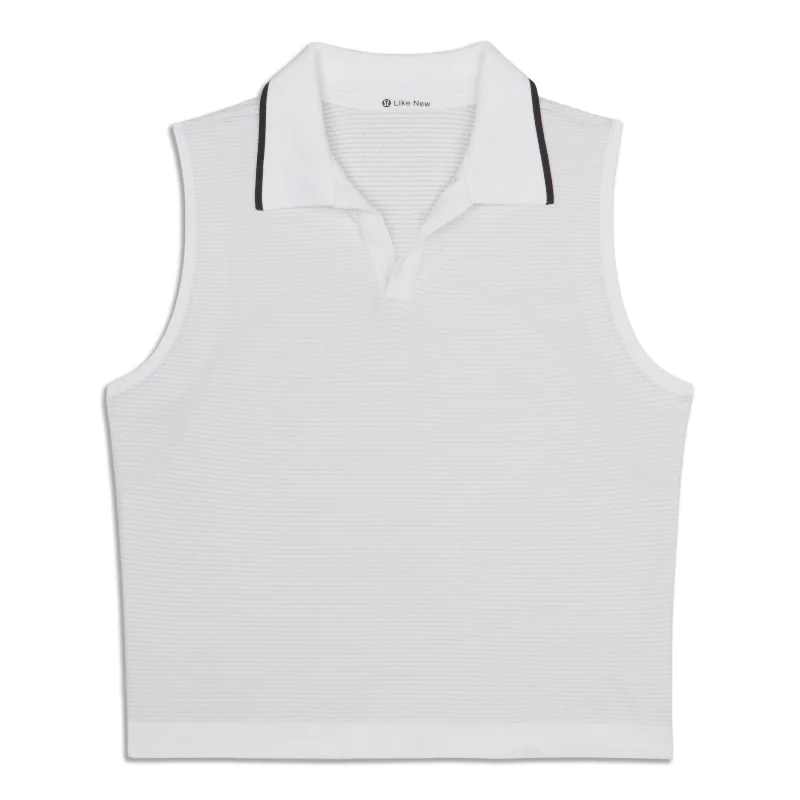 Swiftly Tech Sleeveless Polo Shirt - Resale Sharp Women's Italian