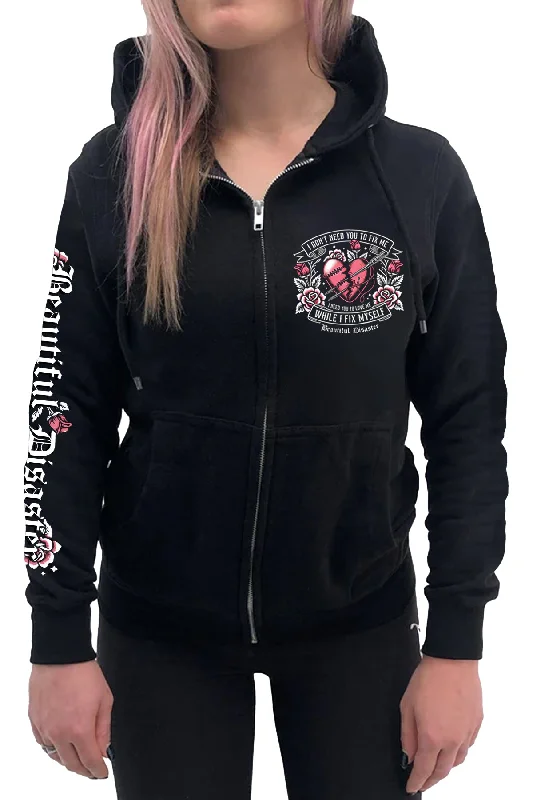 Don't Fix Me Hoodie Elegant Women's Formal 