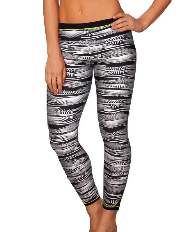 Women's Swim Leggings In Powerline Cozy Women's Sherpa - lined