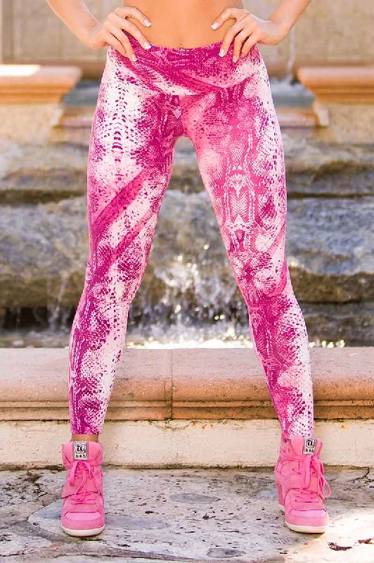 Alto Giro Passion Python Legging (Petite) Cozy Women's Sherpa - lined