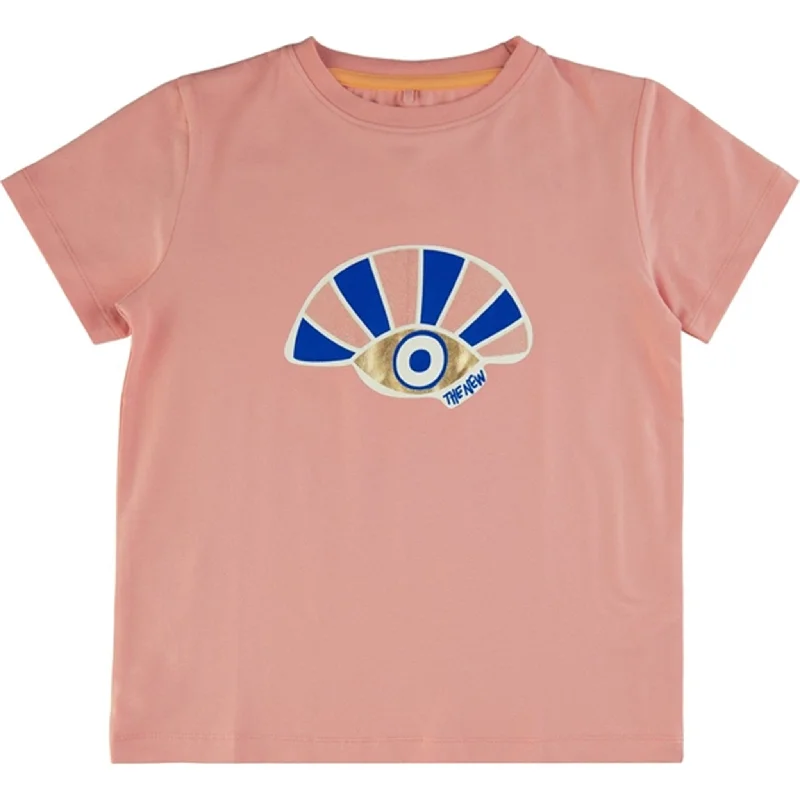 THE NEW Peach Beige Gala T-shirt Geometric