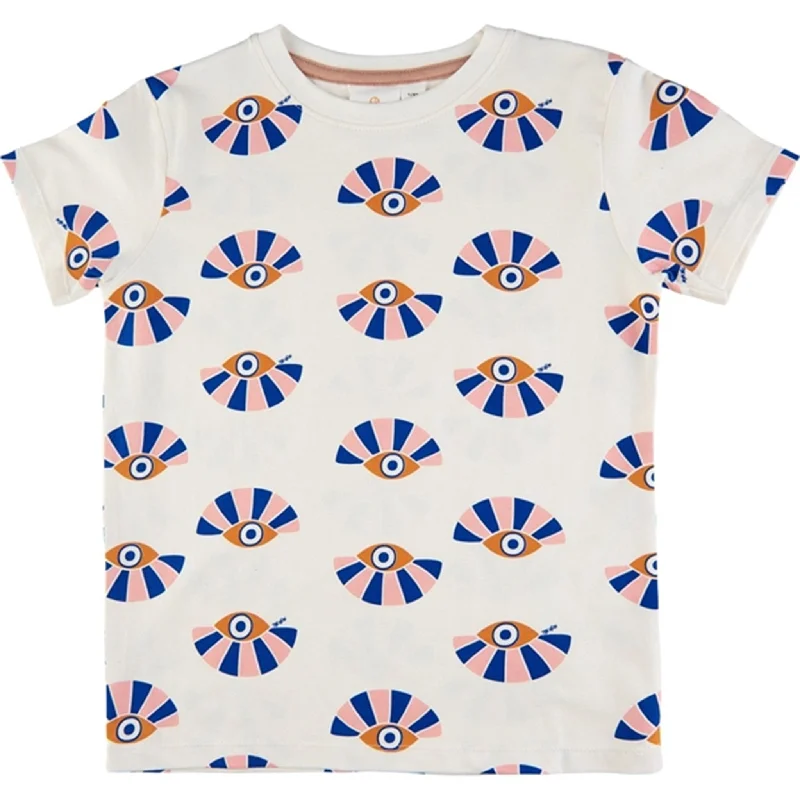 THE NEW White Swan Eye AOP Galiea T-shirt Earthy Women's Hemp - based