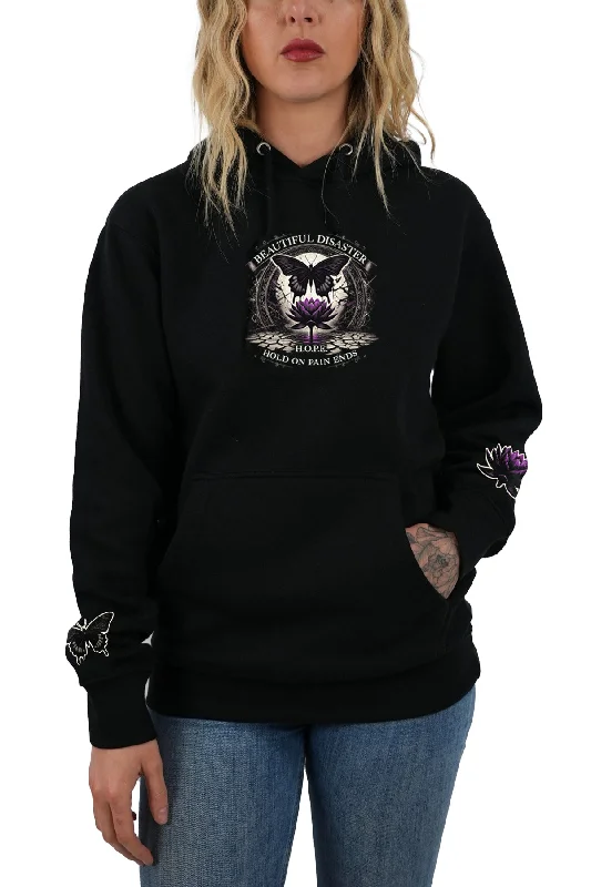 H.O.P.E Pullover Hoodie Hip Women's Retro