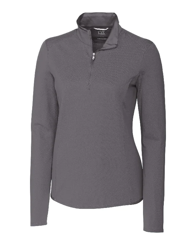Cutter & Buck Ladies' Advantage Half-Zip Mock Jacket Earthy Women's 