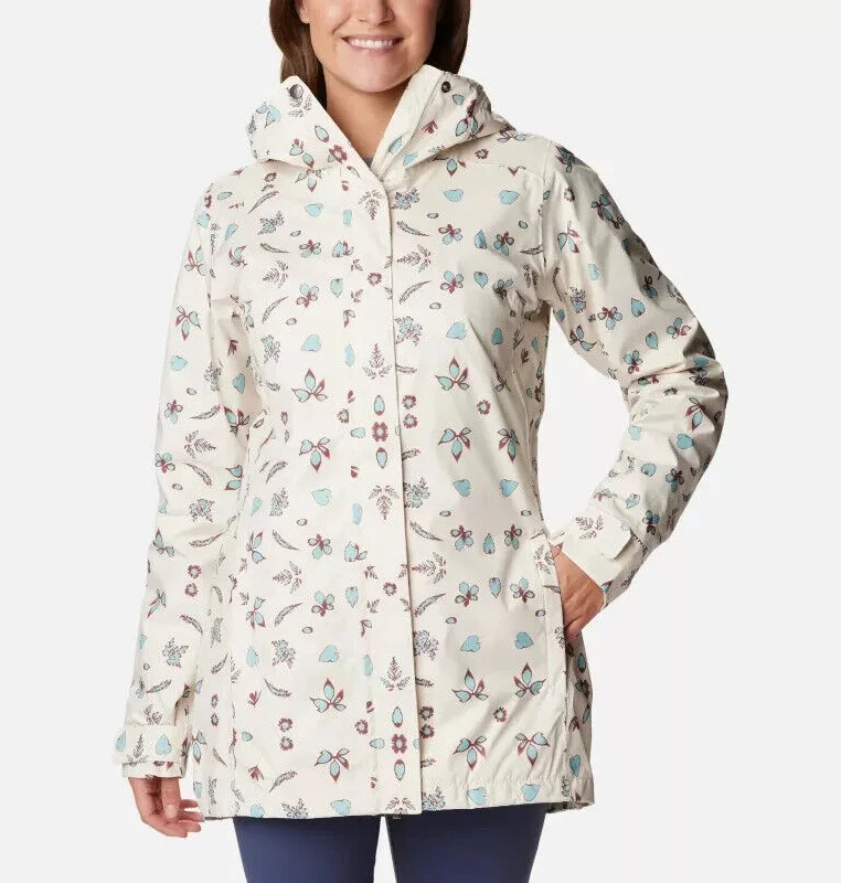 Columbia Splash A Little II RL0174-197 Rain Jacket Women Chalk Cyanofrond CLO269 Youthful Women's Anime - inspired Columbia Splash A Little II RL0174-197 Rain Jacket Women Chalk Cyanofrond CLO269 Youthful Women's Anime - inspired