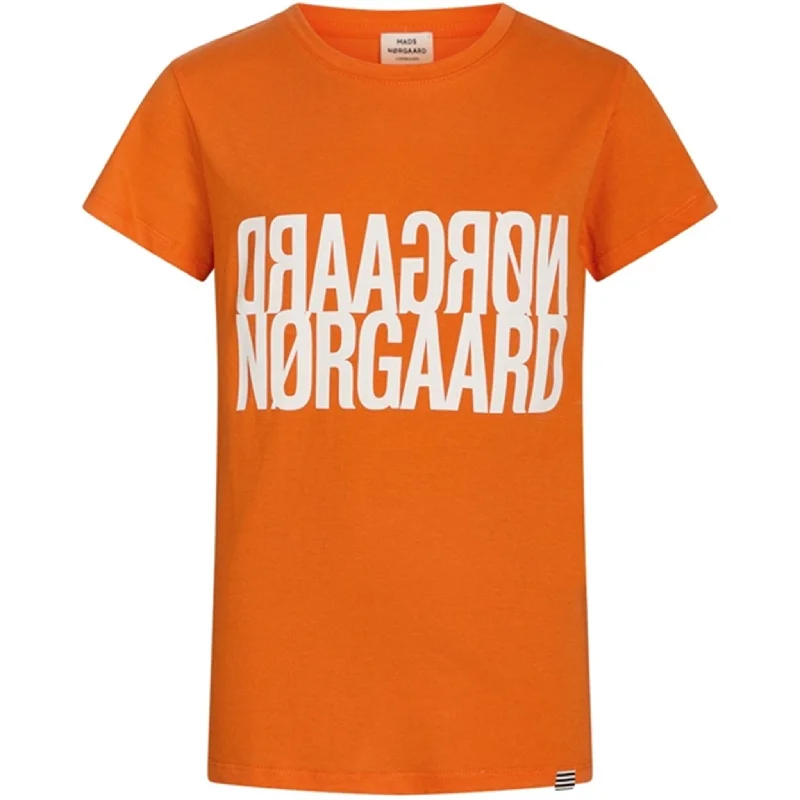 Mads Nørgaard Single Organic Tuvina T-Shirt Puffin's Bill Monochromatic All - in - one