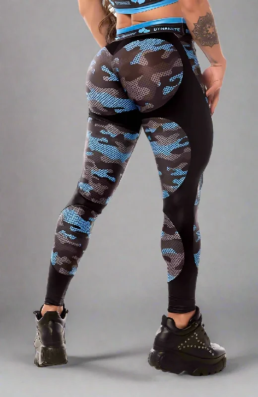 Dyna Brazil Blue Camo Legging Hip Women's Urban