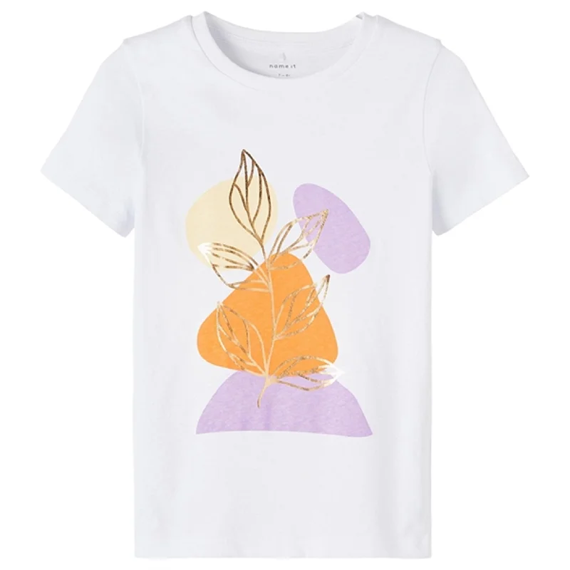 Name it Bright White Jaselina T-Shirt Gym