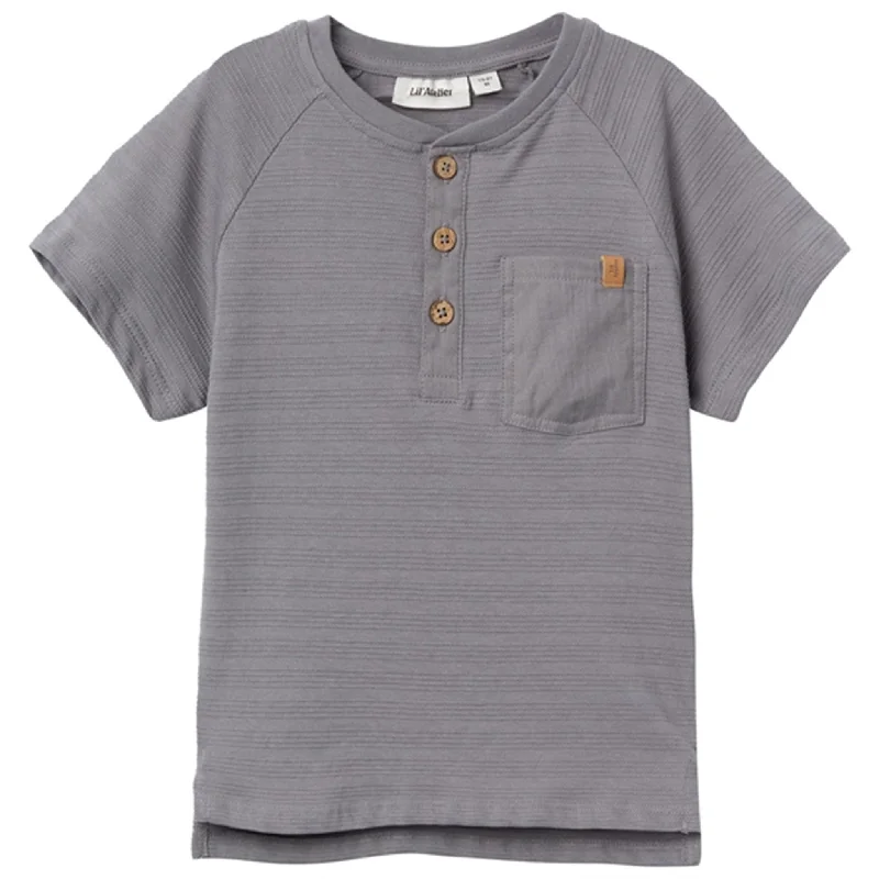 Lil'Atelier Frost Gray Hijan T-Shirt Elegant Women's 