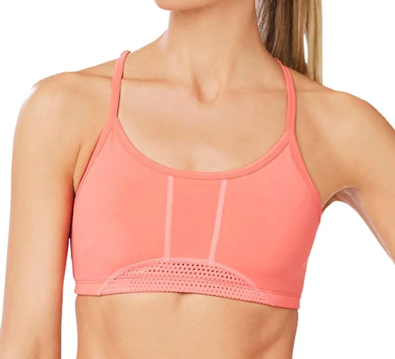 Exceed Low Impact Sports Bra In Rose Of Sharon Feminine Women's Soft 