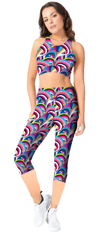 Palm Royal Legging Capri Refined Women's Hand - crafted