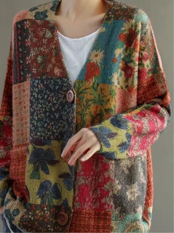 Classic Cable-Knit Women's Cardigan Sweater Confident Women's High - fashion