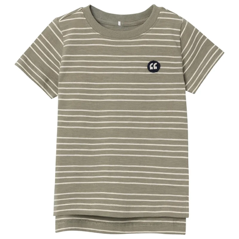 Name it Dried Sage Stripes Voby T-Shirt Adventure