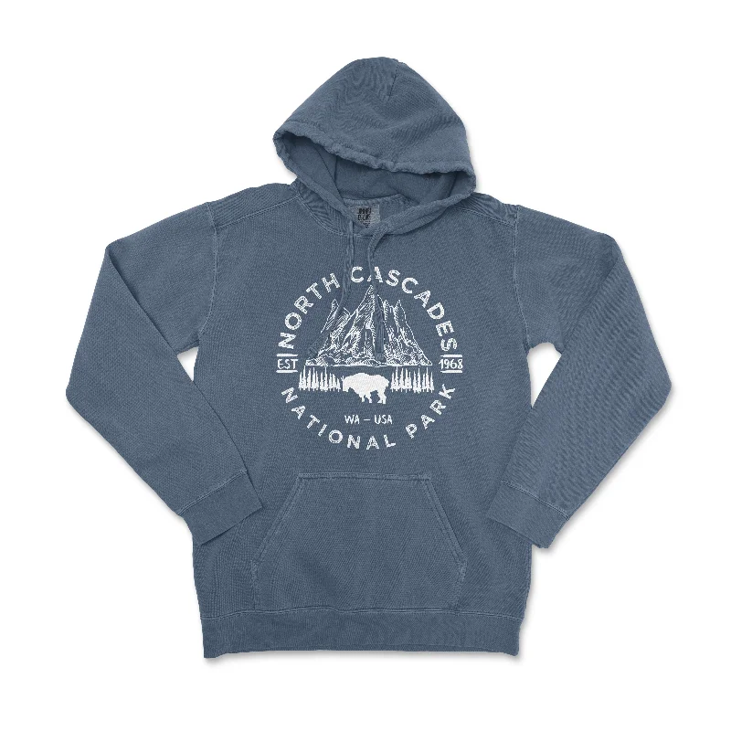North Cascades National Park Comfort Colors Hoodie Laid - back Women's Vibe