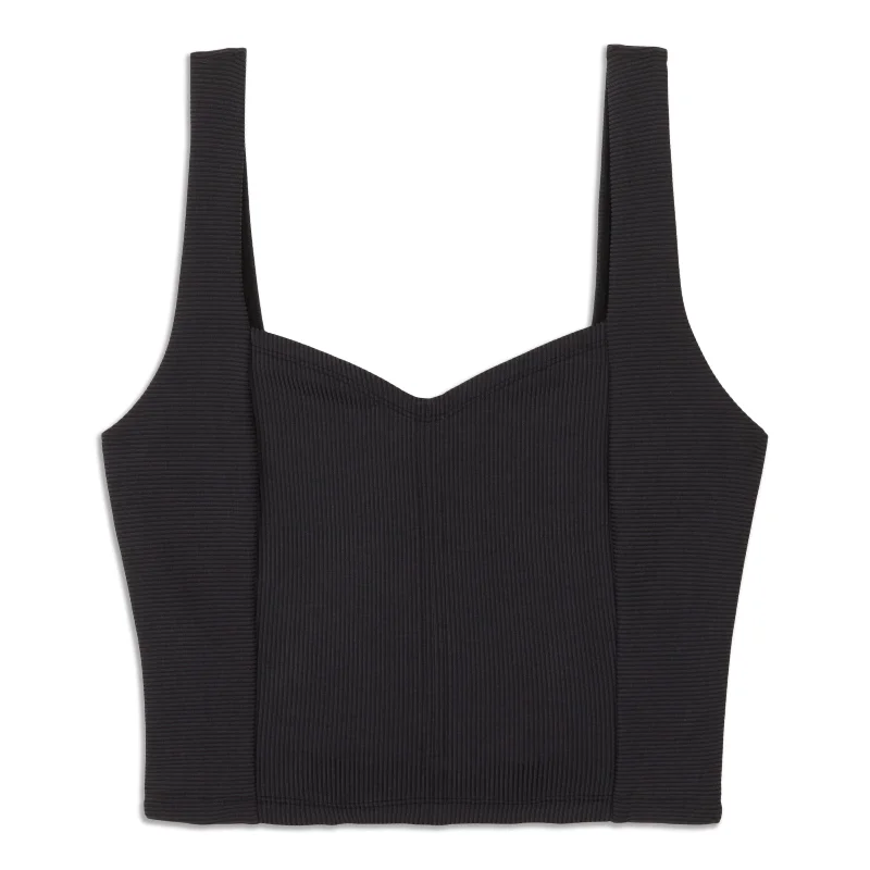 Ribbed Softstreme Sweetheart Tank Top - Resale Confident Women's Power