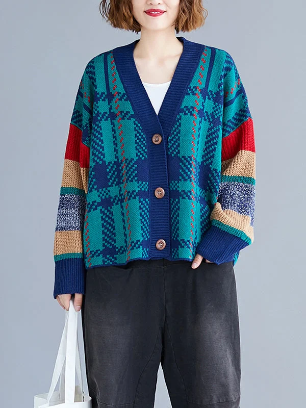 Make Mine Cozy Fair Isle Cardigan Sweater Relaxed Women's Beachy