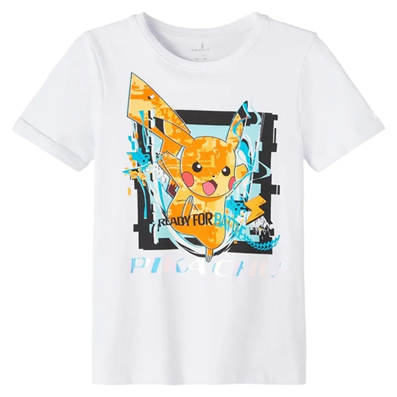 Name it Bright White Arenty Pokemon T-Shirt Cozy Women's Winter