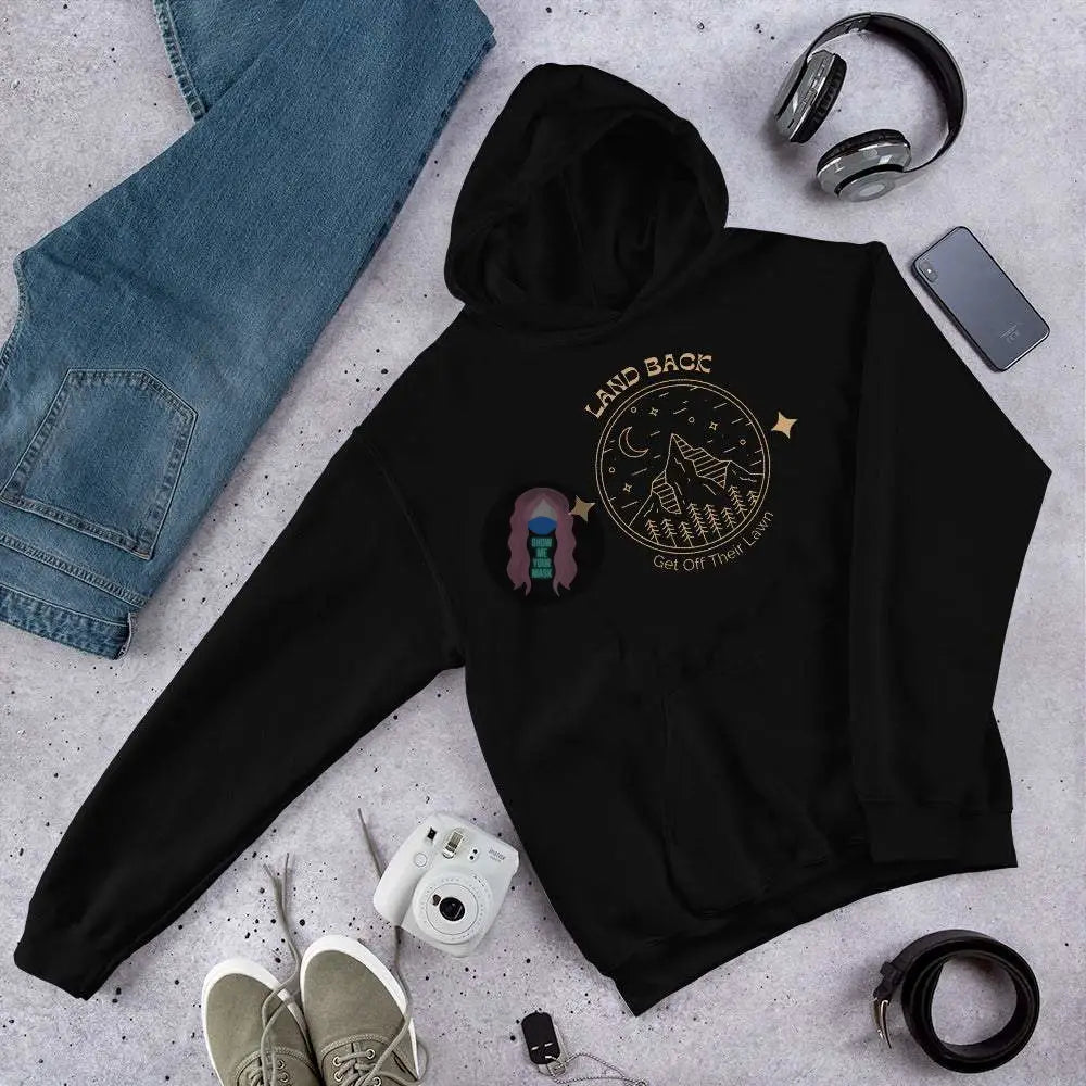 "Get off Their Lawn" Hoodie (S-5XL) Sophisticated Women's Tailored