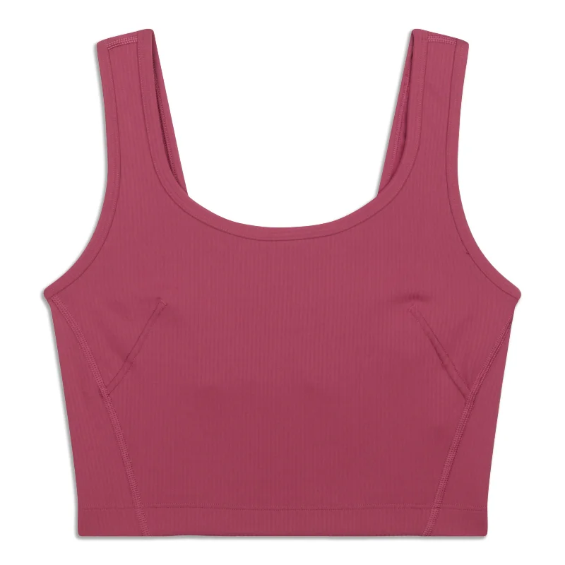 Wunder Train Scoop-Neck Ribbed Tank Top - Resale Australian Beach