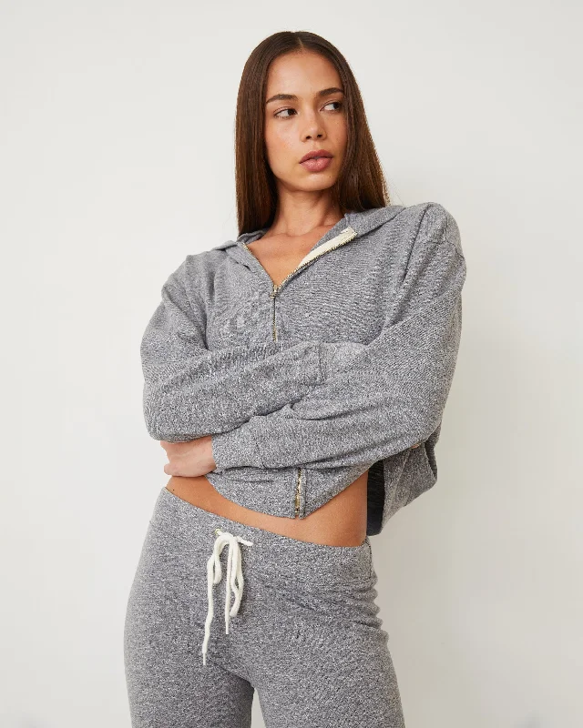 Original Fleece Zip Up Hoody Dapper Women's 1920S