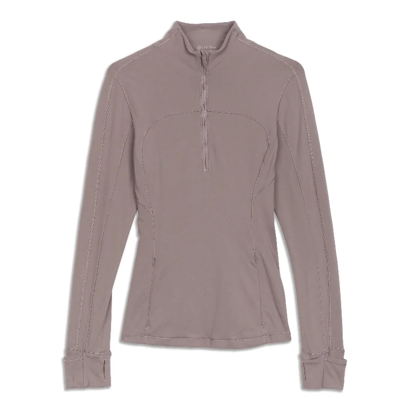 Run Briskly Half Zip - Resale Casual Women's Loose - fitting