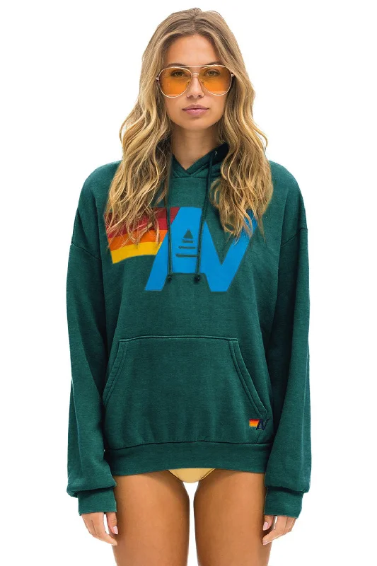 LOGO PULLOVER RELAXED HOODIE - FOREST Business