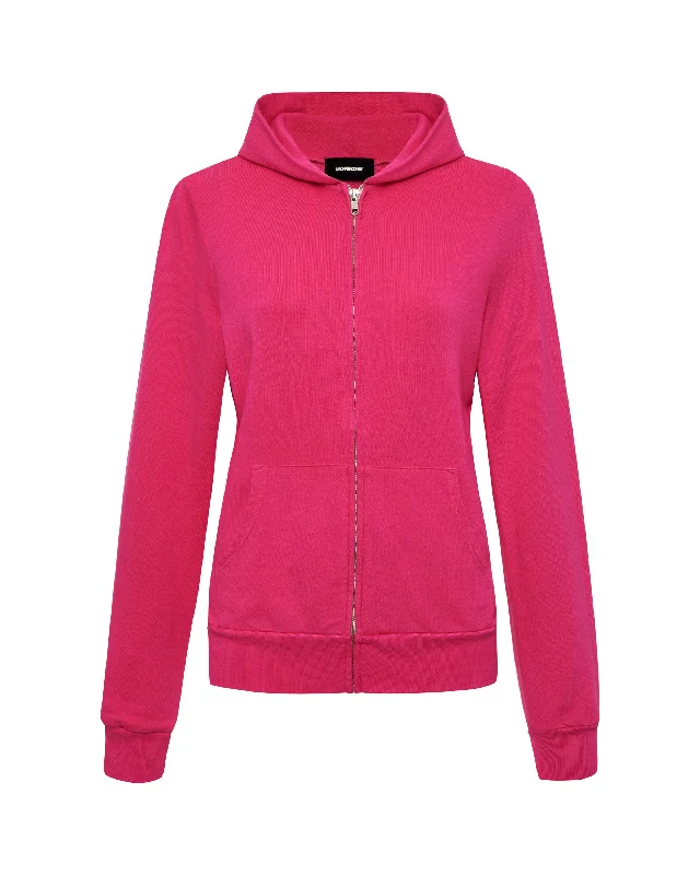 Softfleece Zip Up Hoody Feminine Women's Style 