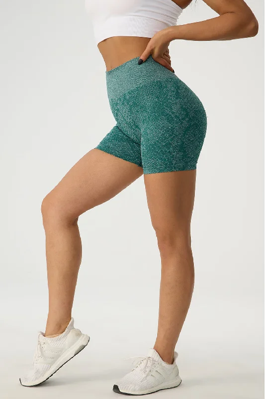 High Waist Active Shorts Country