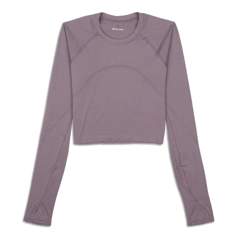 Swiftly Tech Cropped Long Sleeve 2.0 - Resale Sporty Women's Athleisure 