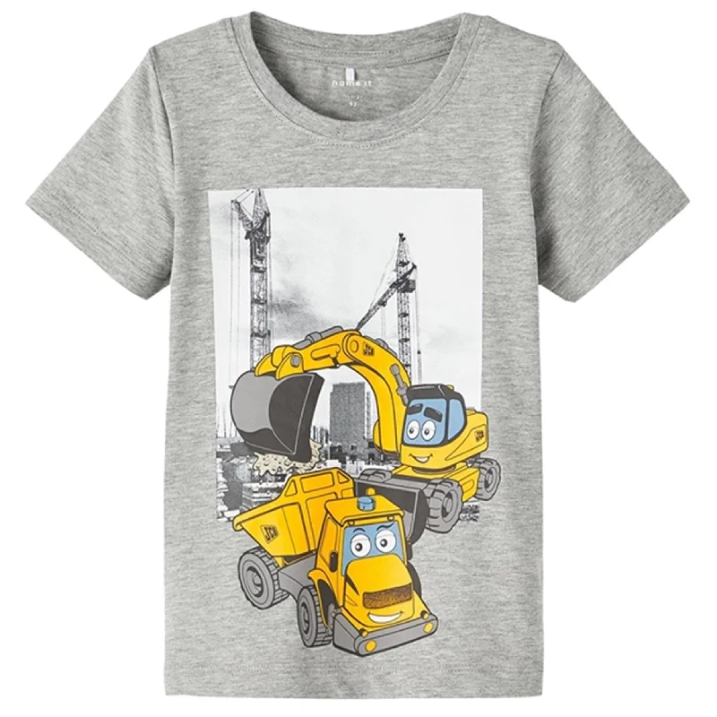 Name it Grey Melange Maksen T-Shirt Sharp Women's Italian