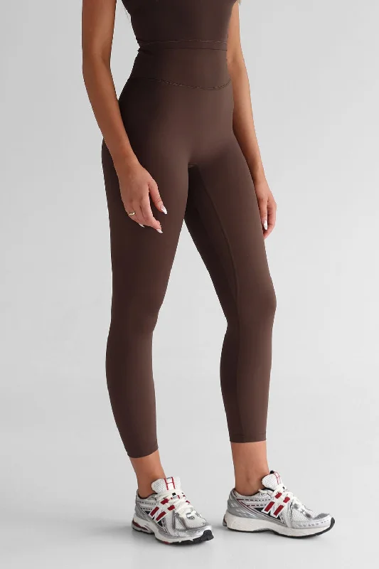 Signature 7/8 Leggings - Mocha Sleek Women's 