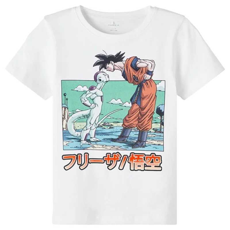 Name it Bright White Masa Dragonball T-Shirt Cashmere