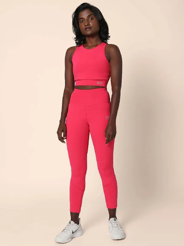 Ath Perform 7/8 High Waist Leggings Sparkling Cosmo Elegant Women's 
