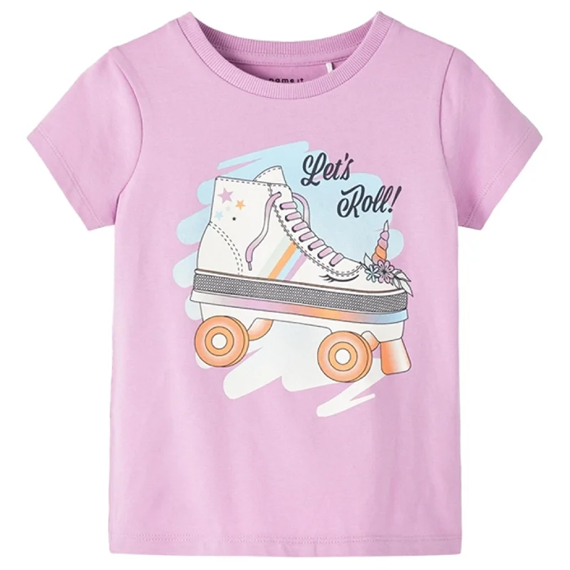 Name it Smoky Grape Jasmine T-Shirt Vintage Women's 1970S 