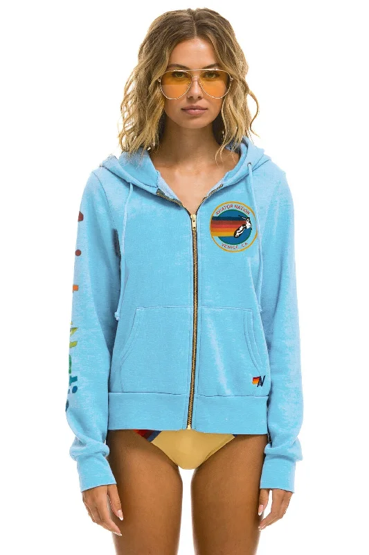 AVIATOR NATION HOODIE - SKY Sustainable Organic