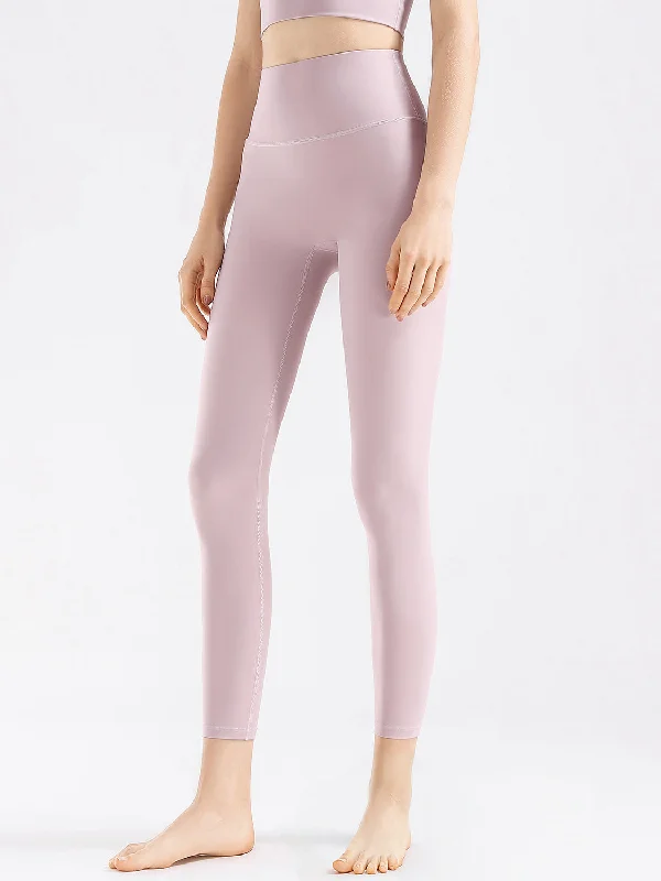 High Waist Active Pants Monochromatic All - in - one